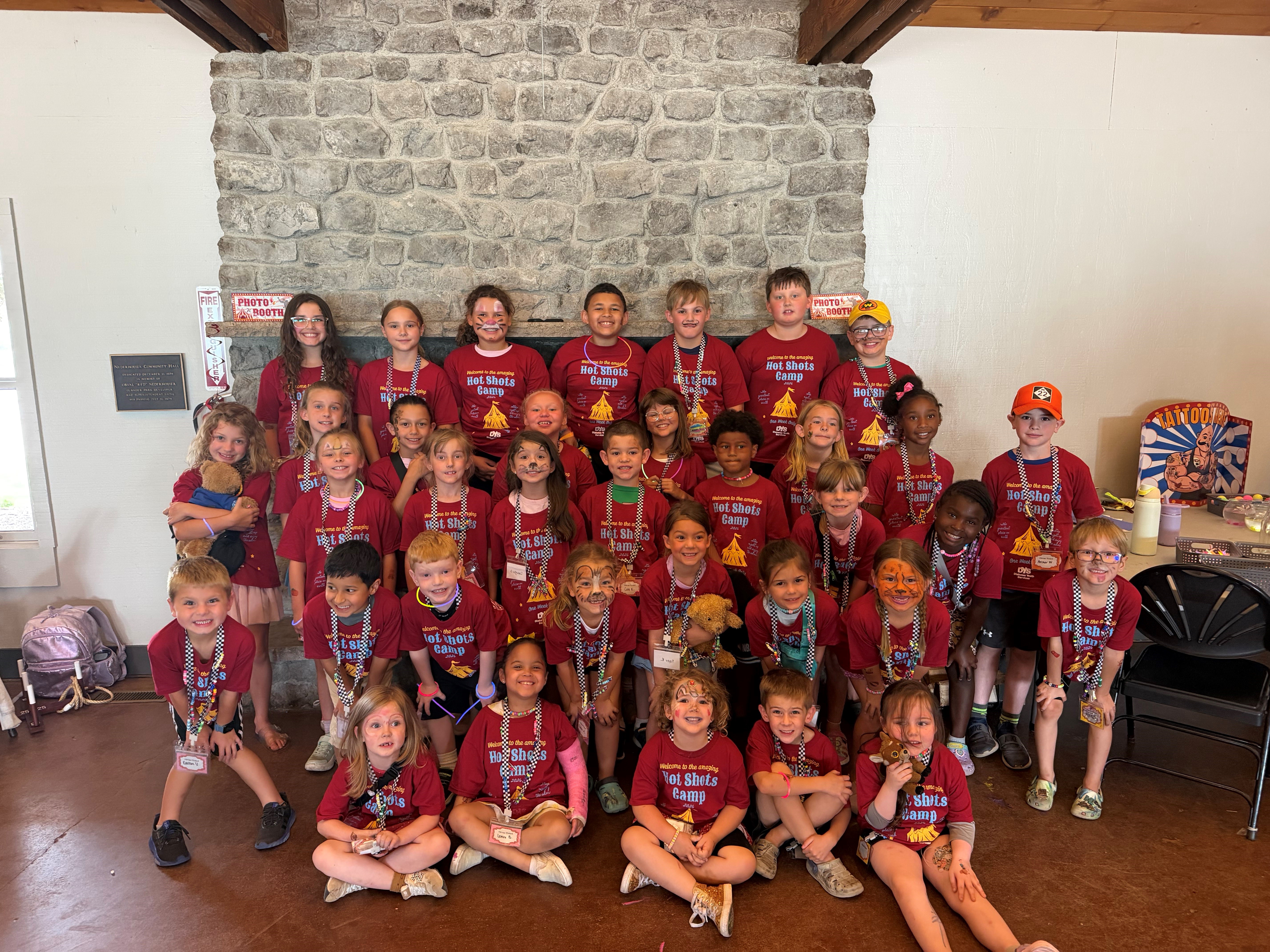 Campers gather together during Little Shots Camp hosted by Diabetes Youth Services.